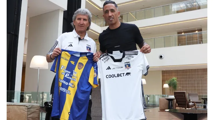 Lucas Barrios se reencontró con Colo Colo.