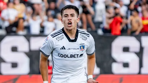 El desahogo de Moya al anotar su primer gol en Colo Colo.