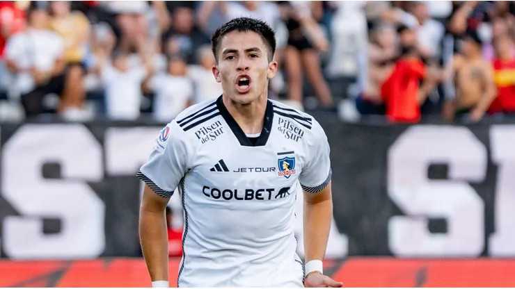 El desahogo de Moya al anotar su primer gol en Colo Colo.