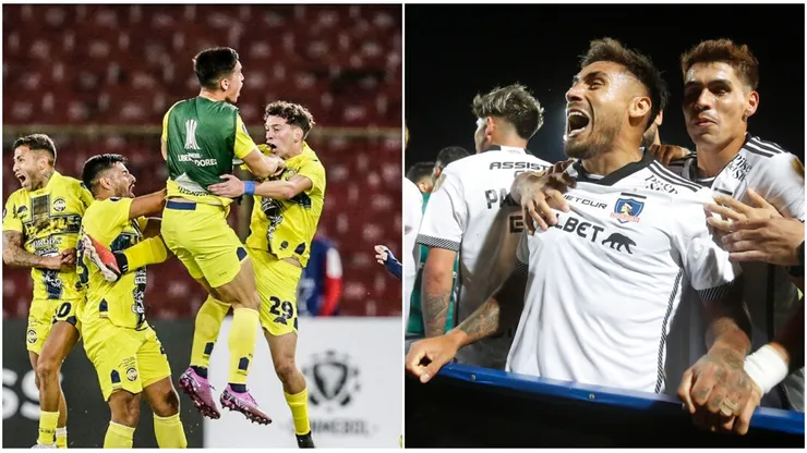 La programación entre Sportivo Trinidense y Colo Colo por Copa Libertadores.