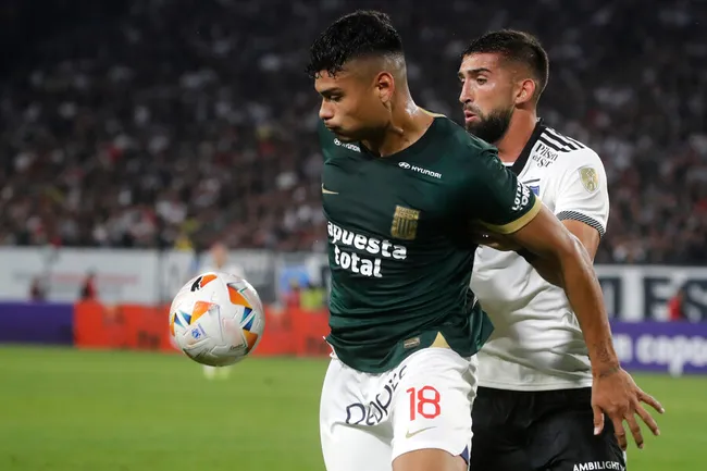 Emiliano Amor habló tras el empate de Colo Colo frente a Alianza Lima. Imagen: Jonnathan Oyarzun/Photosport