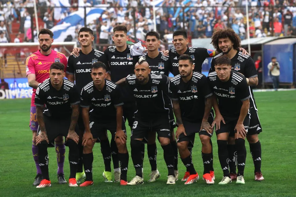 La formación de Colo Colo en el último partido. (Foto: Photosport)