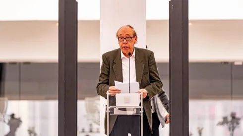 Alfredo Stöhwing anunció oficialmente el proyecto de remodelación del Estadio Monumental | Imagen: Guille Salazar