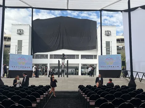 ¿Qué será? La misteriosa imagen que apareció en el Monumental