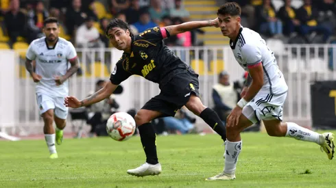 Luciano Cabral se puso nervioso con Colo Colo.