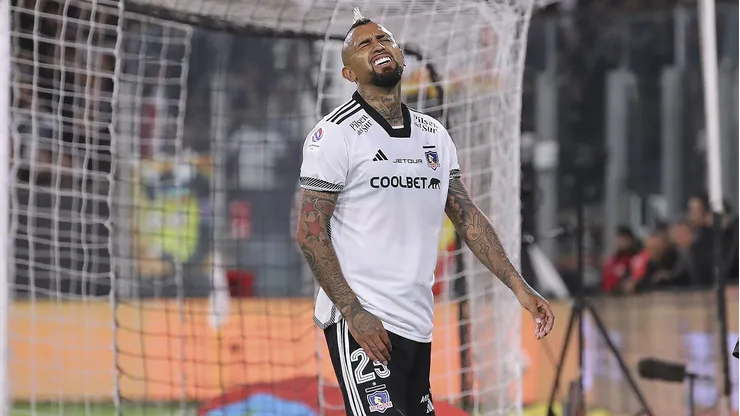 Arturo Vidal es baja en Colo Colo vs Fluminense. | Imagen: Photosport.