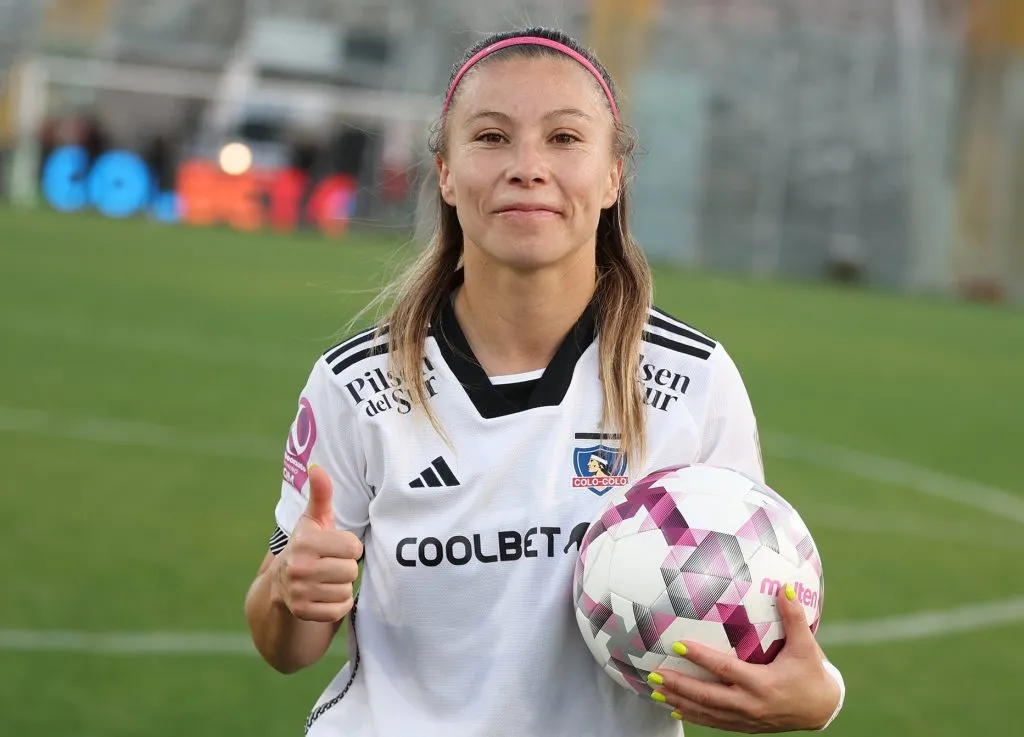 Yanara Aedo anotó los tres goles de la victoria de Colo Colo Femenino sobre Audax | Foto: Colo Colo Femenino