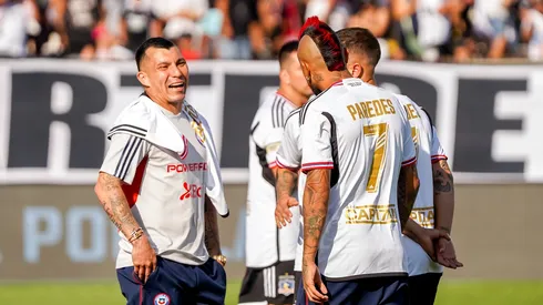 Gary Medel tiene una gran relación con los jugadores de Colo Colo. | Imagen: Guille Salazar