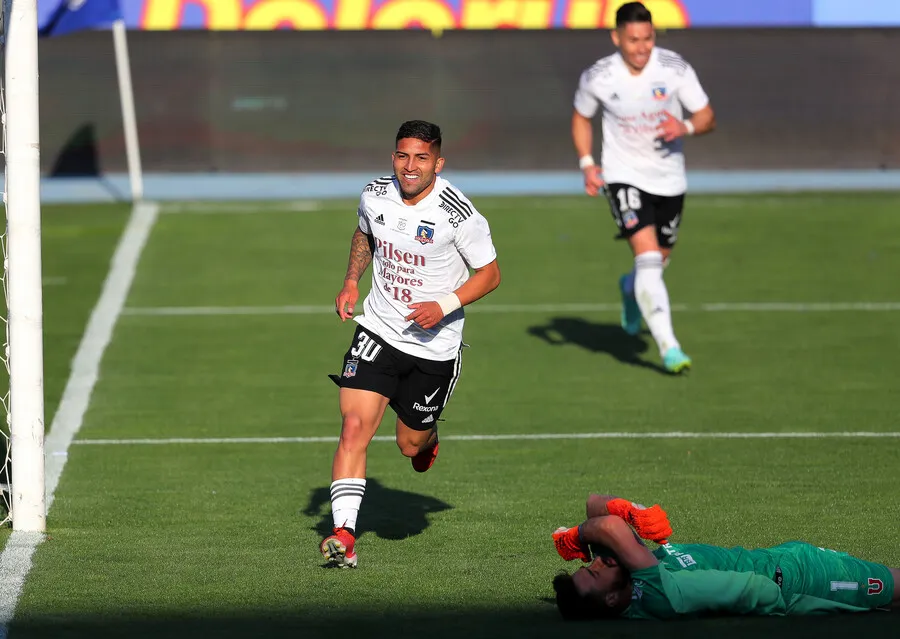 El último gol de Ignacio Jara fue ante Universidad de Chile. Imagen: Jose Alvujar/Photosport