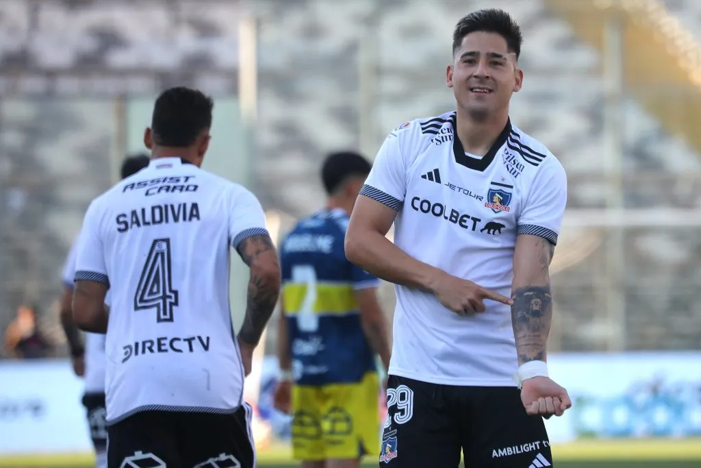 Guillermo Paiva anotó su primer gol con la camiseta de Colo Colo. (Foto: Photosport)