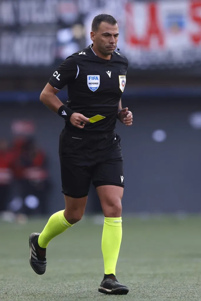 Juan Lara en el partido de Colo Colo vs Audax Italiano. (Foto: Photosport)