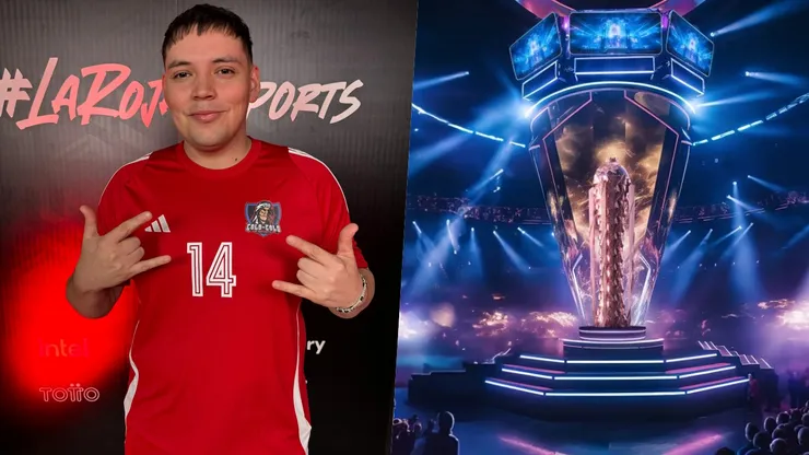 Diego Salinas, el colocolino que estará en el Mundial de eFootball en Arabia Saudita.