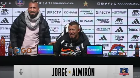 Almirón invitó a saludar al doble de Arturo Vidal.