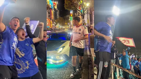 Hincha de Colo Colo la rompe en la barra del fútbol de China.