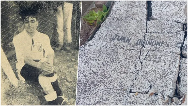 El estado actual de la tumba de Juan Quilñones en Constitución.