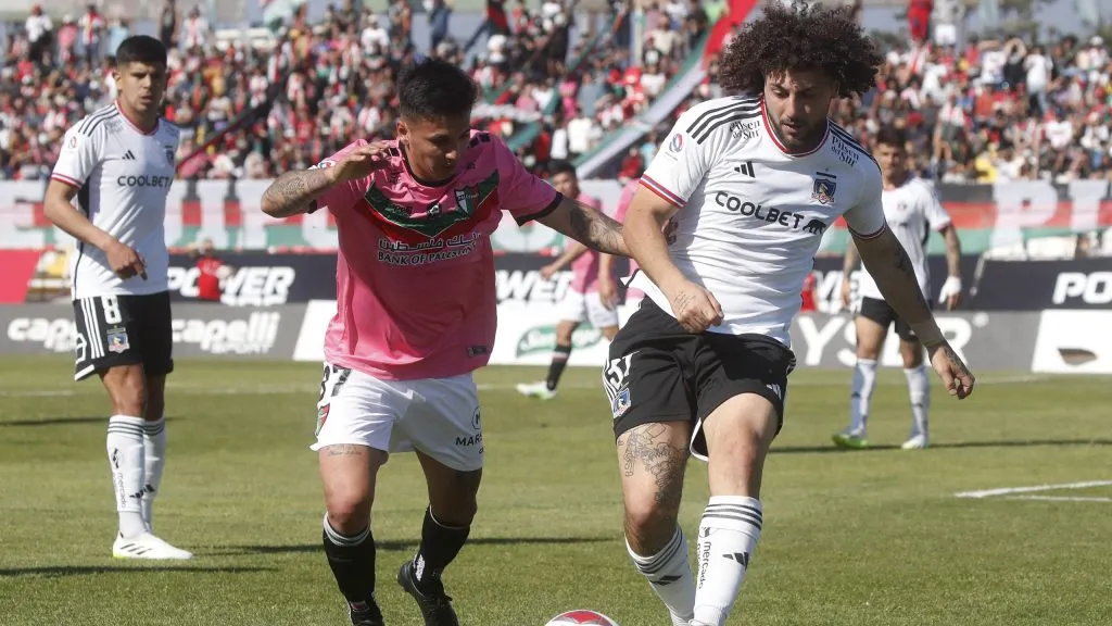 Colo Colo enfrenta a Palestino en el Estadio Monumental. 