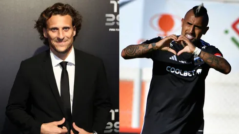 Diego Forlán comentó el regreso de Vidal a Colo Colo.