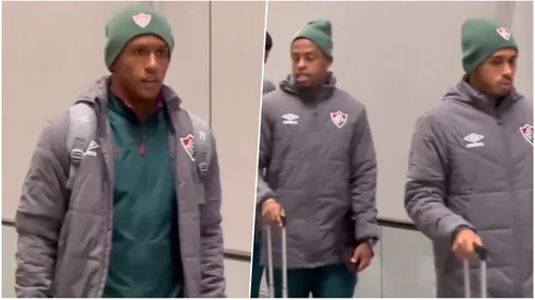 Fluminense llegando a Santiago