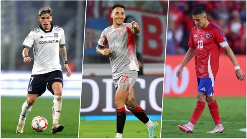 Carlos Palacios, Javier Correa y Alexis Sánchez.