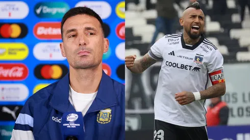 Scaloni se refirió a la ausencia de Vidal en La Roja.