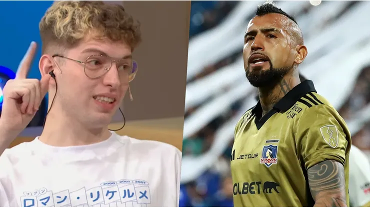 Arturo Vidal recibió tremendo espaldarazo de streamer argentino.