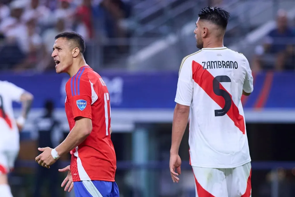 Alexis Sánchez fue escogido como el mejor jugador del partido entre chilenos y peruanos.