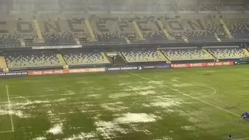 El estado del Ester Roa tras las lluvias en Concepción.