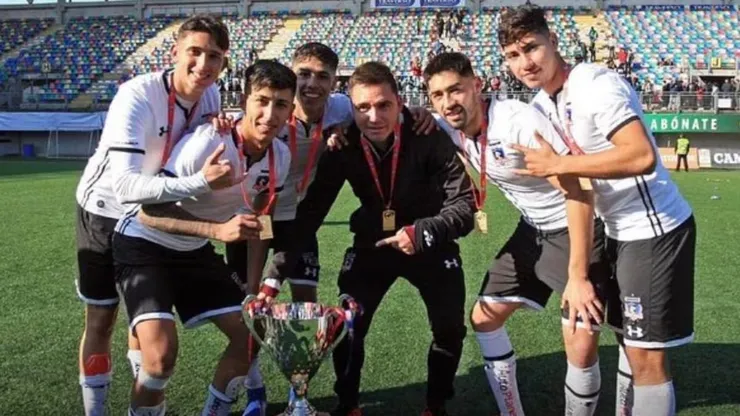 Matías Ferrari en su época en las divisiones inferiores de Colo Colo