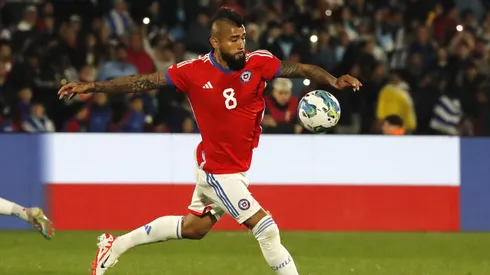 La reacción de Vidal al contundente triunfo de Chile.