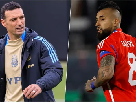 La sorpresiva reacción de Scaloni ante posible ausencia de Vidal en Copa América