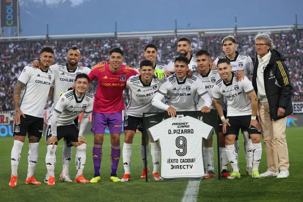 Damián Pizarro se marchó de Colo Colo con cinco goles en 2024 | Foto: Photosport