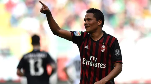 Carlos Bacca, el ex AC Milan que juega en el Junior de Barranquilla.