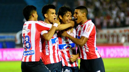 El día que Fernández vistió la camiseta del Junior de Barranquilla.