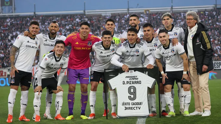 La despedida de Damián Pizarro marcó el partido de Colo Colo.