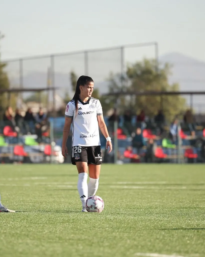 Dahiana Bogarín fue titular en el compromiso entre Colo Colo Femenino y Santiago Morning. Imagen: Instagram Dahiana Bogarín