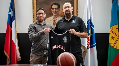 Ernesto Menchaca, el DT de Colo Colo Básquet. | Imagen: CSD Colo Colo