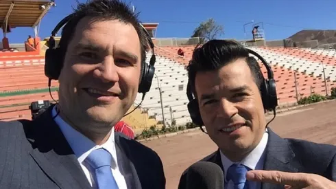 Edgardo Díaz, el relator del amistoso de Colo Colo vs Puerto Montt.