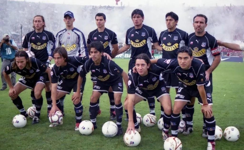 Marco Millape (entre Aceval y Espina), campeón en la quiebra el 2002 | Foto: Archivo
