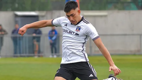Nicolás Suárez destaca en la sub 20 de Colo Colo. | Imagen: Instagram Nicolás Suárez.