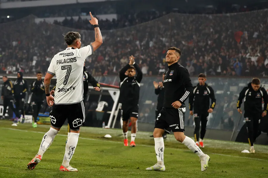 Carlos Palacios volvió a festejar con Colo Colo en la Copa Chile. Imagen: Felipe Zanca/Photosport