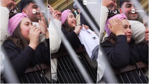 El increíble gesto de Pavez que hizo emocionar a niña hincha de Colo Colo.