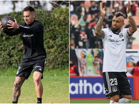 Arturo Vidal alaba las cualidades de Javier Correa