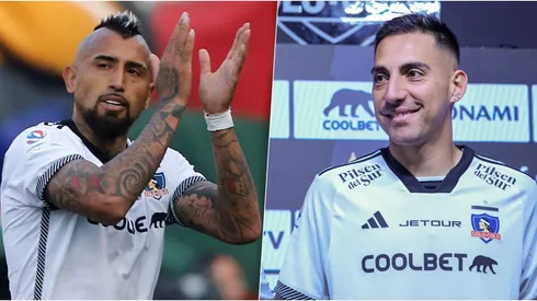 Arturo Vidal y Javier Correa