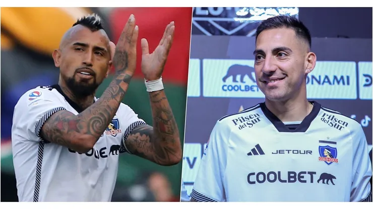 Arturo Vidal y Javier Correa
