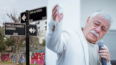 Carlos Caszely ya tiene su calle en Santiago.