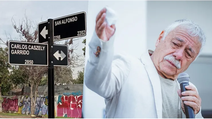 Carlos Caszely ya tiene su calle en Santiago.