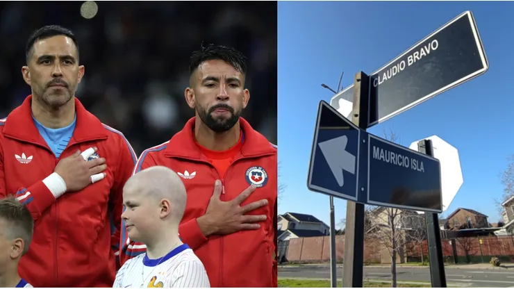 Mauricio Isla tiene una calle que se cruza con Claudio Bravo.