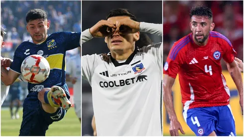 Cristián Riquelme, Lucas Cepeda y Mauricio Isla.