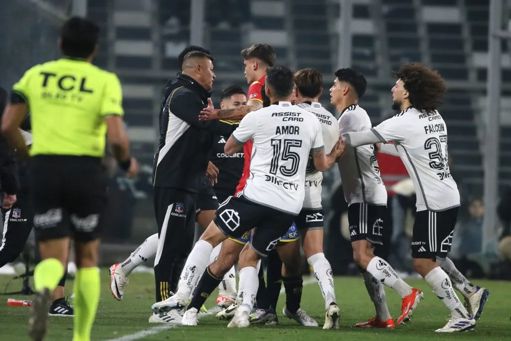 Colo Colo vs Unión Española en el Campeonato Nacional. (Foto: Photosport)