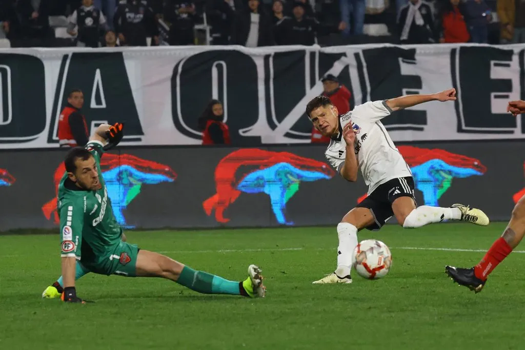 Leonardo Gil casi anota un gol frente a Ñublense | Foto: Photosport